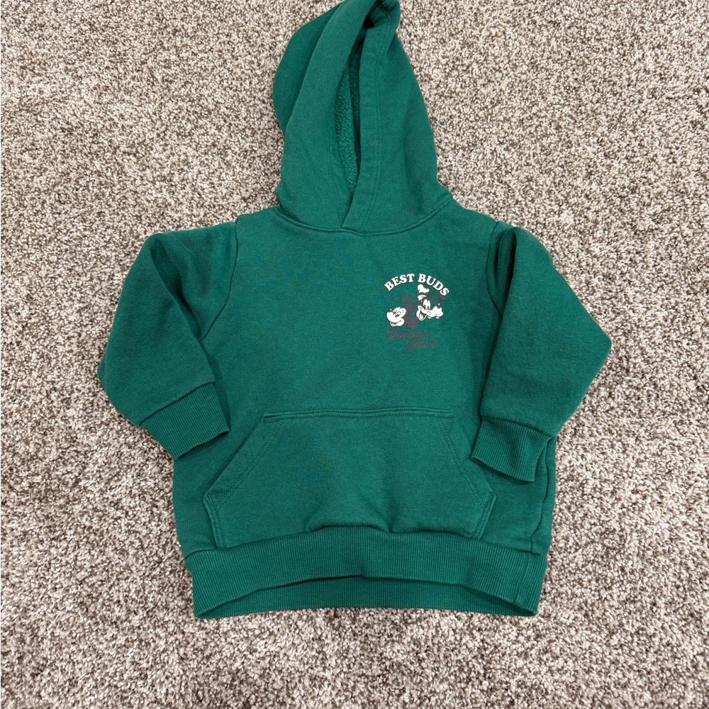 Green Kids 'Best Buds' Hooded Sweatshirt